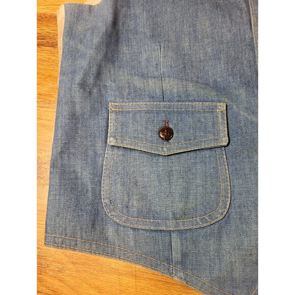 Vintage Wildfire Levi's Denim Vest Size M Read Damaged - Picture 5 of 6
